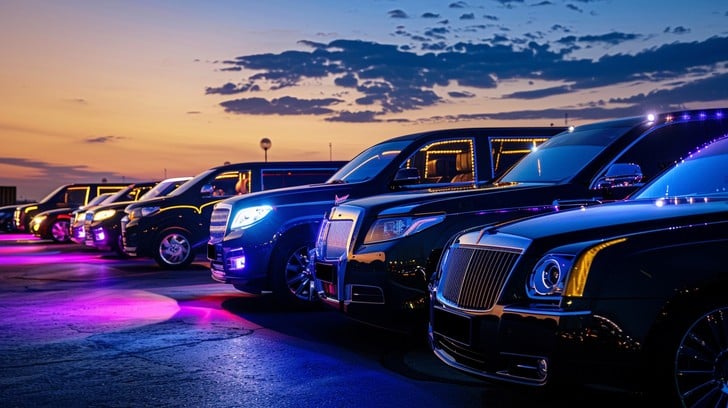 luxurious-cars-display-stockcake